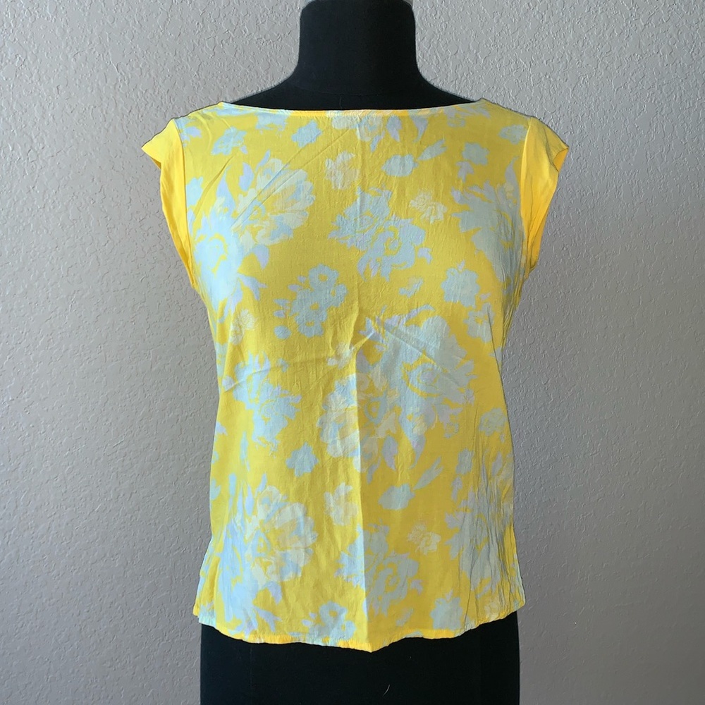 Yellow Floral Spring Top